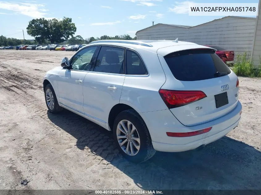 WA1C2AFPXHA051748 2017 Audi Q5 2.0T Premium