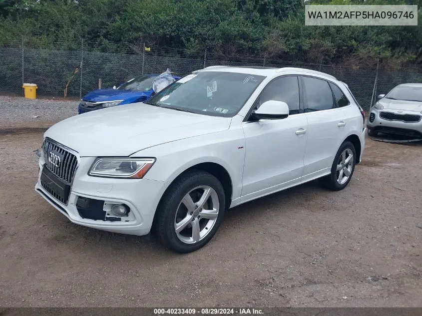 2017 Audi Q5 2.0T Premium VIN: WA1M2AFP5HA096746 Lot: 40233409