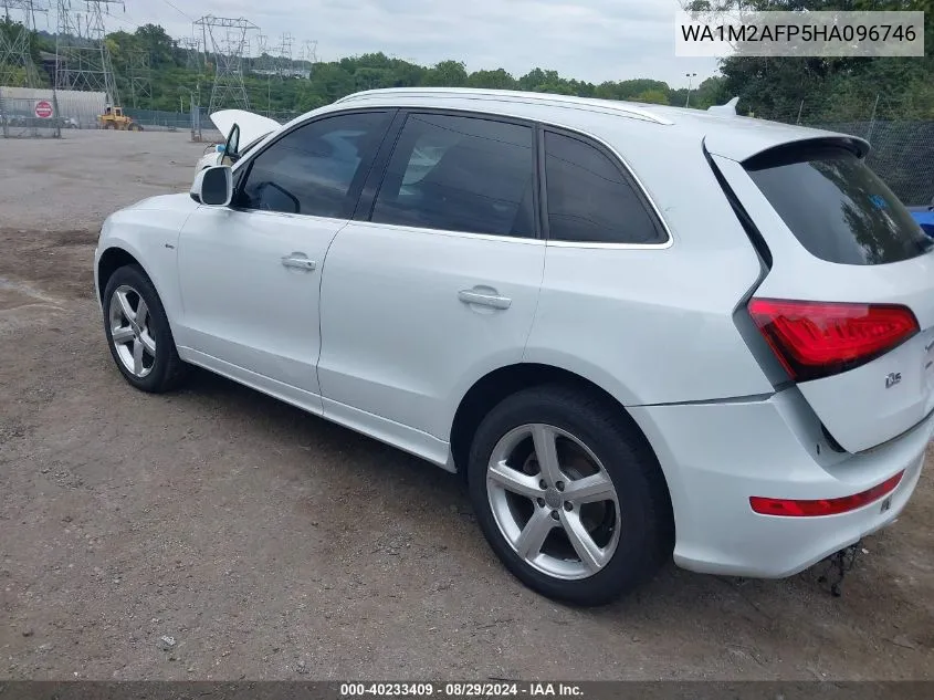 2017 Audi Q5 2.0T Premium VIN: WA1M2AFP5HA096746 Lot: 40233409