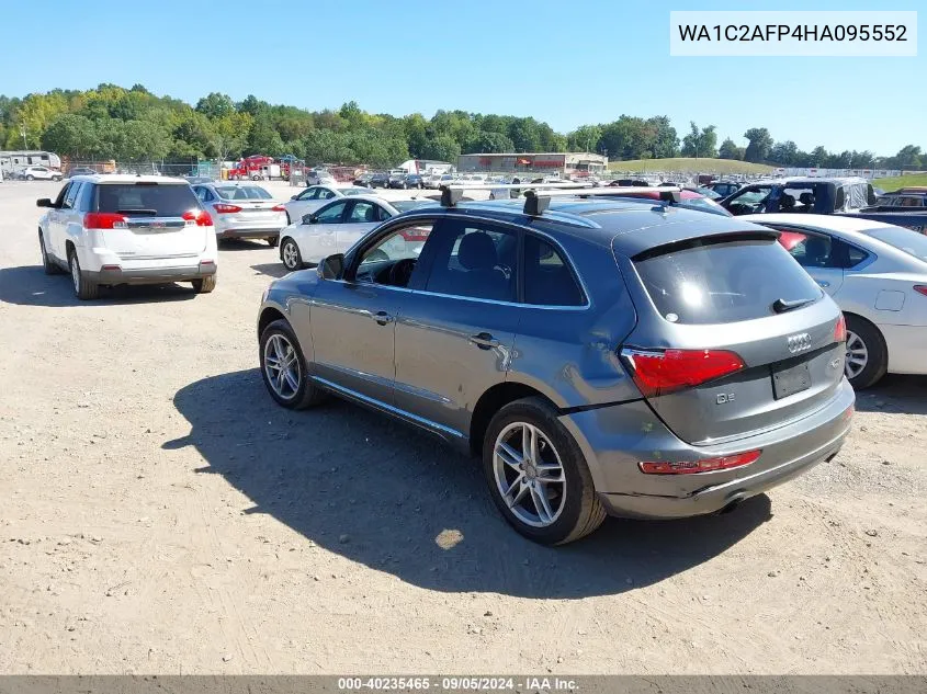 2017 Audi Q5 2.0T Premium VIN: WA1C2AFP4HA095552 Lot: 40235465