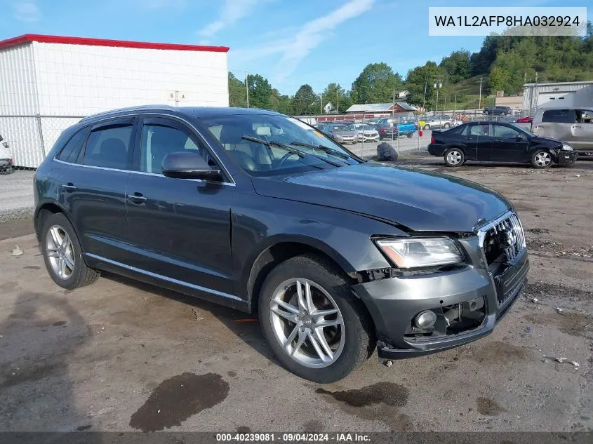 2017 Audi Q5 2.0T Premium VIN: WA1L2AFP8HA032924 Lot: 40239081