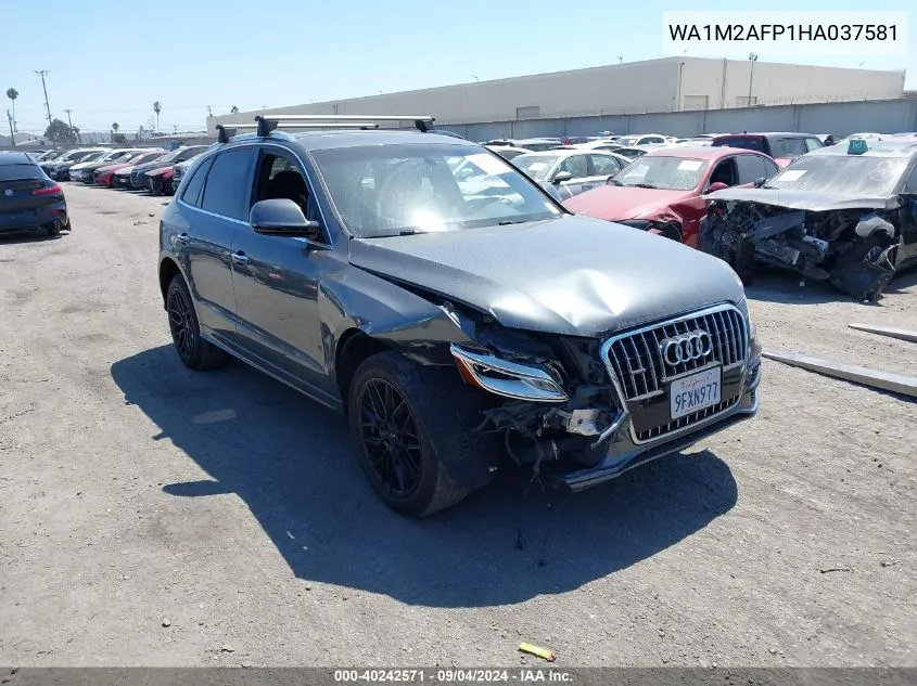 2017 Audi Q5 Premium Plus VIN: WA1M2AFP1HA037581 Lot: 40242571