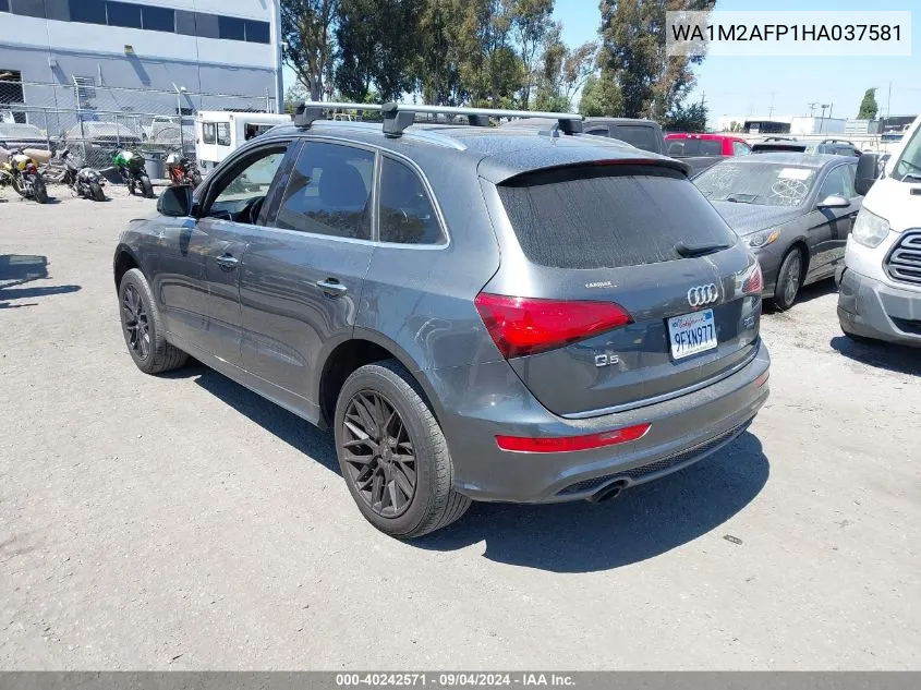 2017 Audi Q5 Premium Plus VIN: WA1M2AFP1HA037581 Lot: 40242571