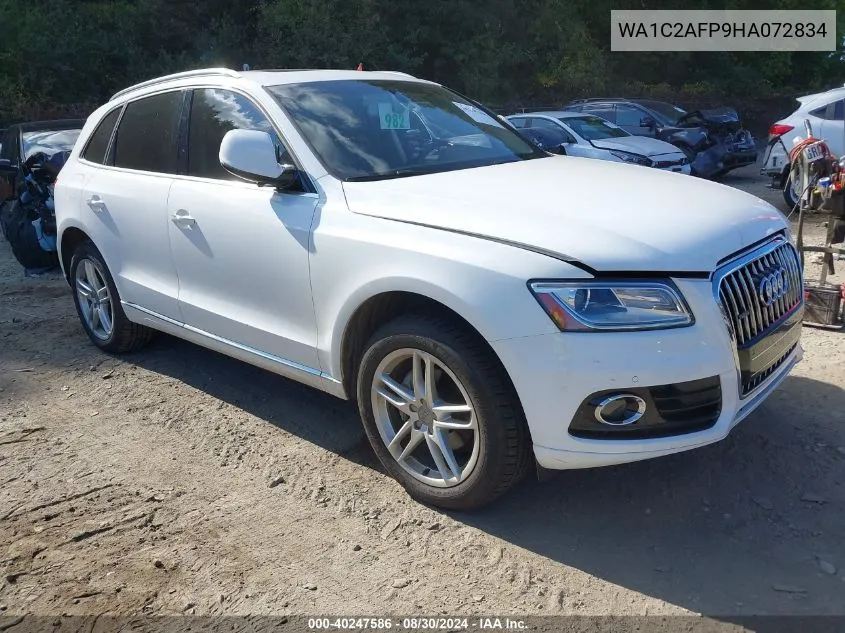 2017 Audi Q5 2.0T Premium VIN: WA1C2AFP9HA072834 Lot: 40247586