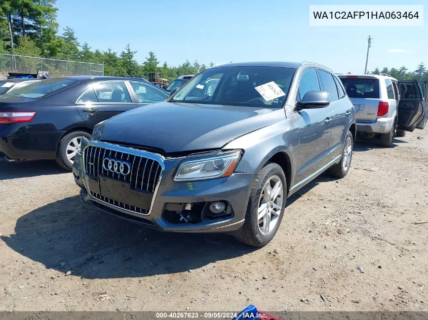 2017 Audi Q5 2.0T Premium VIN: WA1C2AFP1HA063464 Lot: 40267623