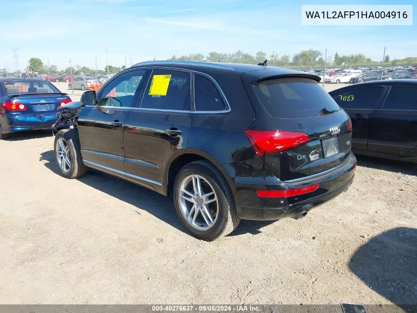 2017 Audi Q5 Premium Plus VIN: WA1L2AFP1HA004916 Lot: 40276637