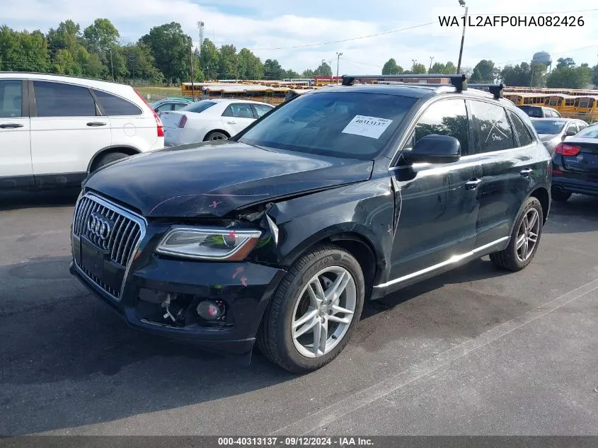 2017 Audi Q5 Premium Plus VIN: WA1L2AFP0HA082426 Lot: 40313137