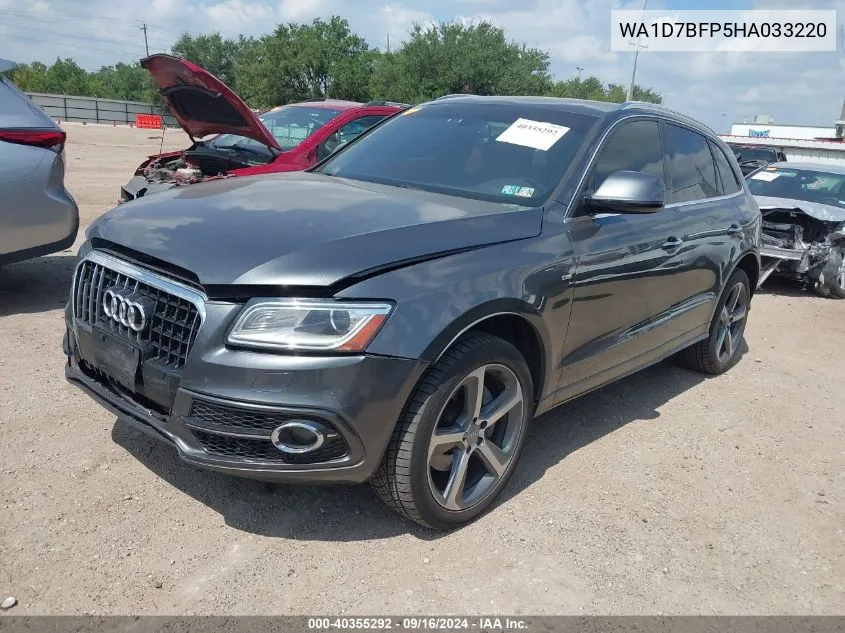 WA1D7BFP5HA033220 2017 Audi Q5 3.0T Premium Plus