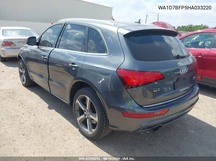 WA1D7BFP5HA033220 2017 Audi Q5 3.0T Premium Plus