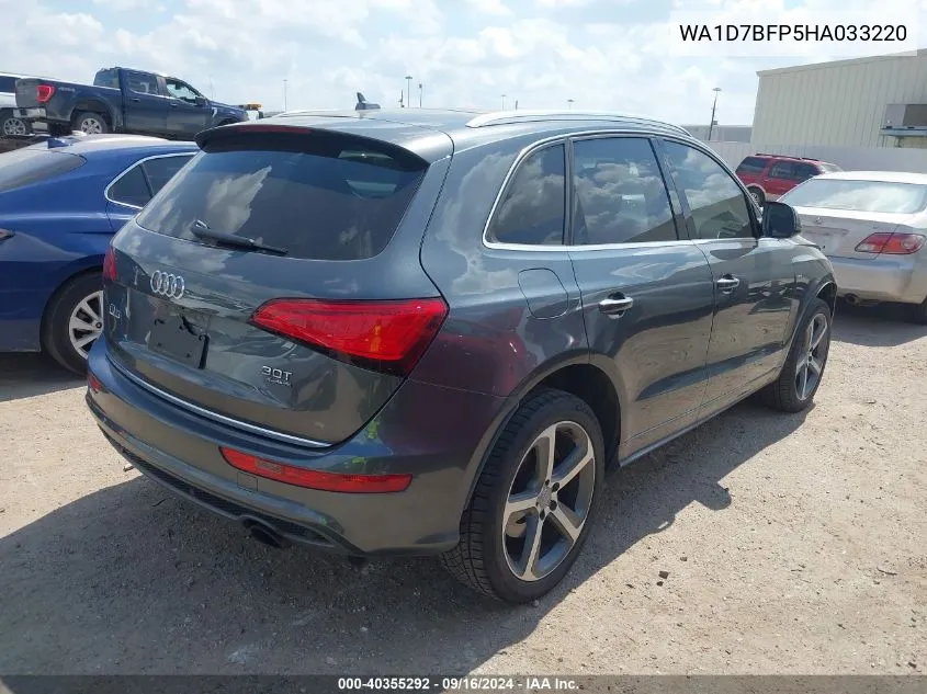 WA1D7BFP5HA033220 2017 Audi Q5 3.0T Premium Plus