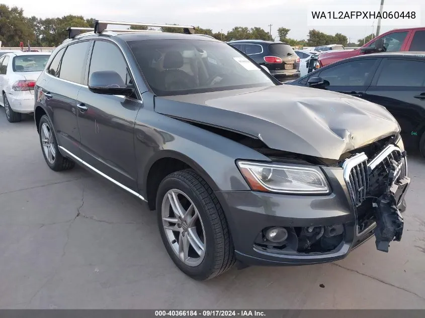 2017 Audi Q5 Premium Plus VIN: WA1L2AFPXHA060448 Lot: 40366184