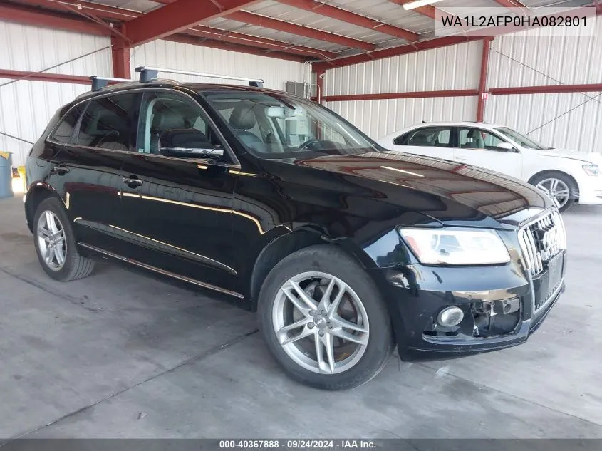 2017 Audi Q5 2.0T Premium VIN: WA1L2AFP0HA082801 Lot: 40367888