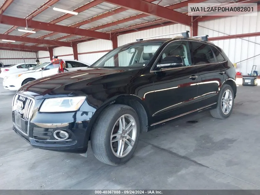 2017 Audi Q5 2.0T Premium VIN: WA1L2AFP0HA082801 Lot: 40367888