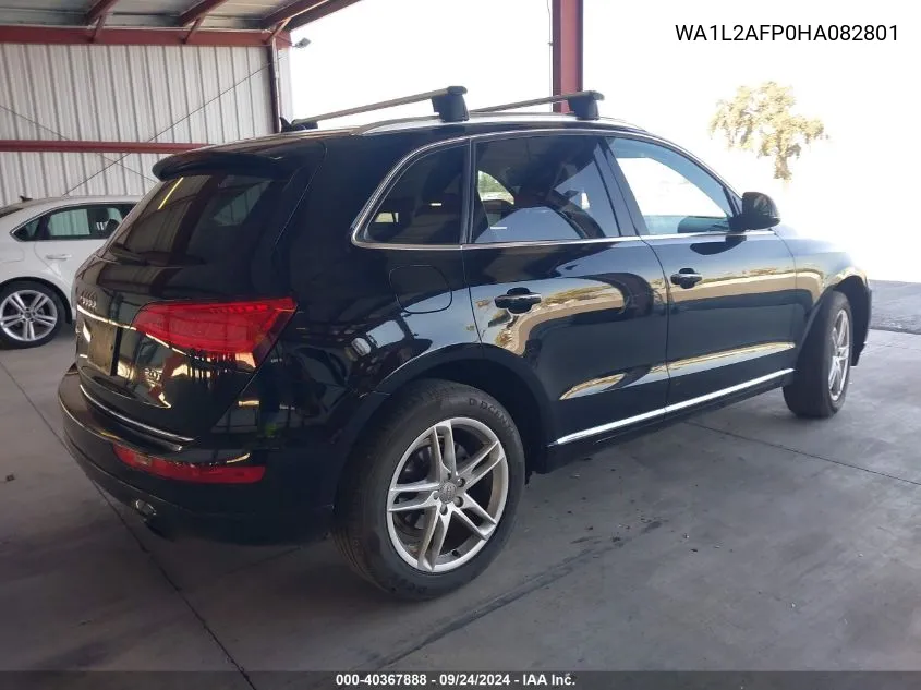 2017 Audi Q5 2.0T Premium VIN: WA1L2AFP0HA082801 Lot: 40367888