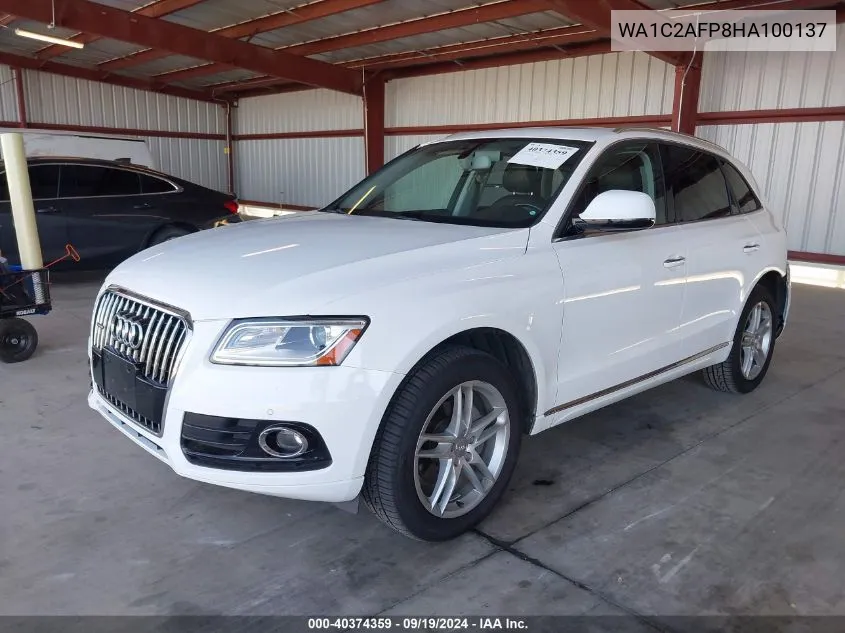 WA1C2AFP8HA100137 2017 Audi Q5 2.0T Premium