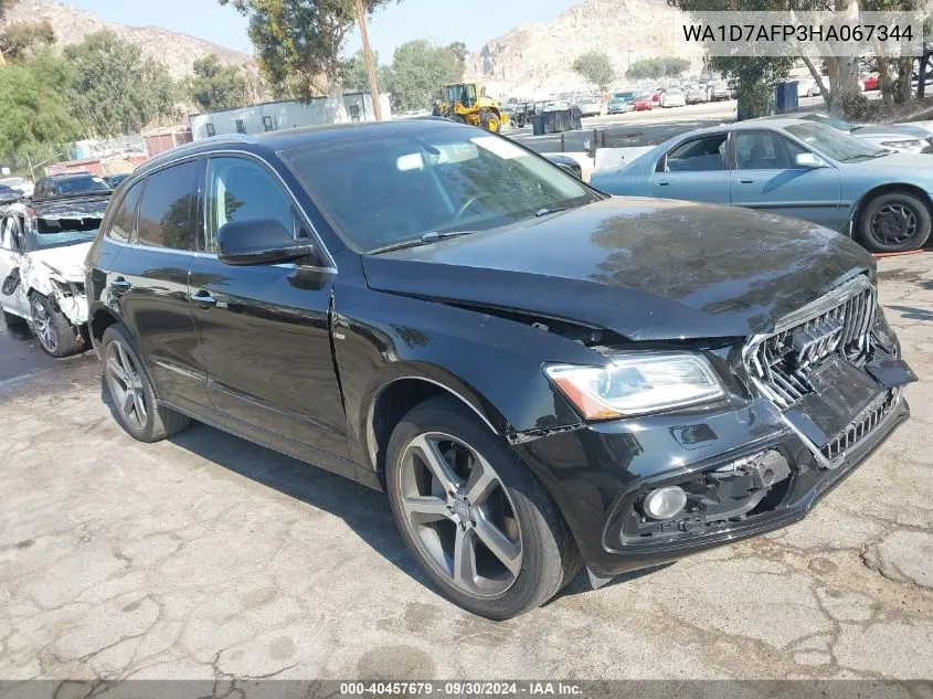 2017 Audi Q5 3.0T Premium Plus VIN: WA1D7AFP3HA067344 Lot: 40457679