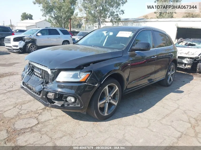 2017 Audi Q5 3.0T Premium Plus VIN: WA1D7AFP3HA067344 Lot: 40457679