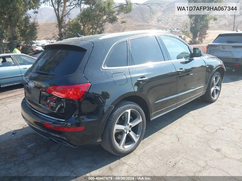 2017 Audi Q5 3.0T Premium Plus VIN: WA1D7AFP3HA067344 Lot: 40457679