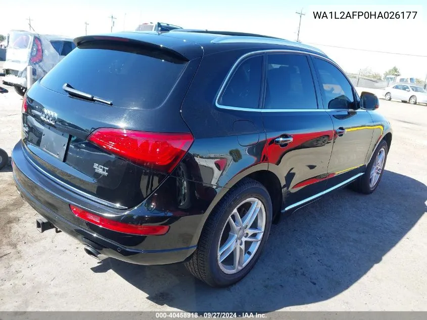 2017 Audi Q5 2.0T Premium VIN: WA1L2AFP0HA026177 Lot: 40458918