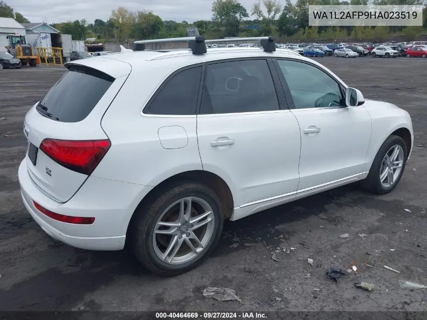 2017 Audi Q5 2.0T Premium VIN: WA1L2AFP9HA023519 Lot: 40464669