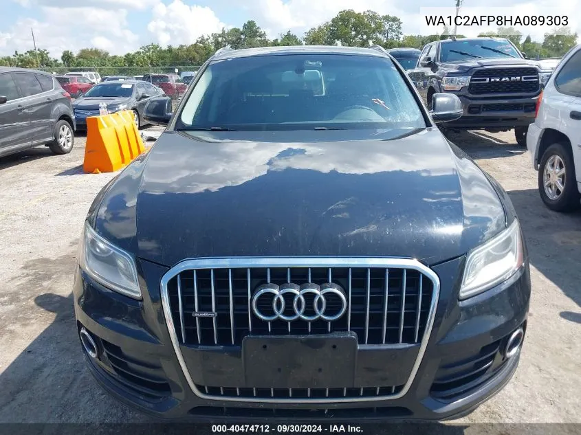 2017 Audi Q5 Premium VIN: WA1C2AFP8HA089303 Lot: 40474712