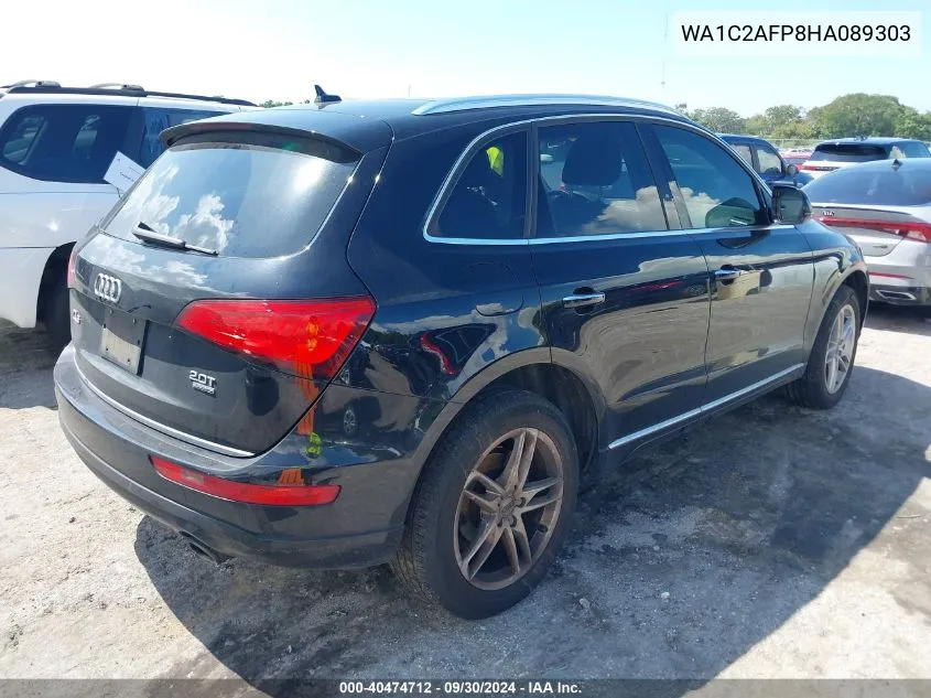 2017 Audi Q5 Premium VIN: WA1C2AFP8HA089303 Lot: 40474712