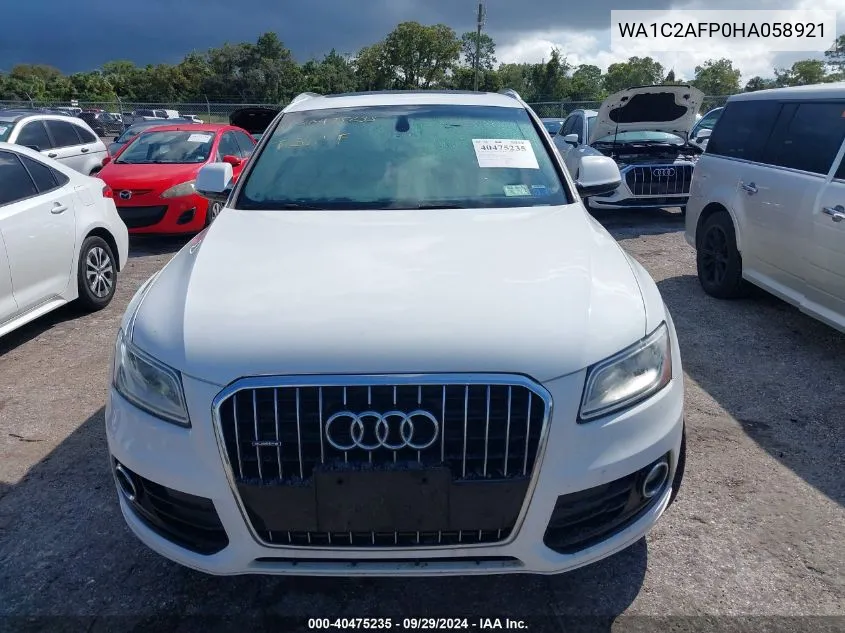 WA1C2AFP0HA058921 2017 Audi Q5 Premium