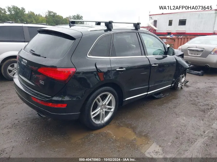 2017 Audi Q5 2.0T Premium VIN: WA1L2AFP0HA073645 Lot: 40475983