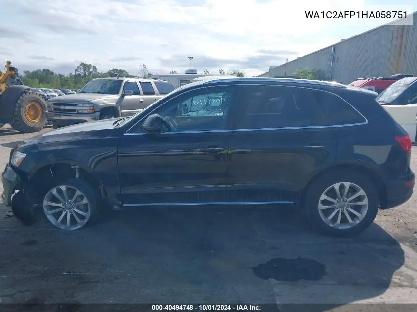 WA1C2AFP1HA058751 2017 Audi Q5 2.0T Premium