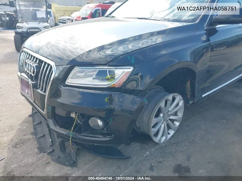 WA1C2AFP1HA058751 2017 Audi Q5 2.0T Premium