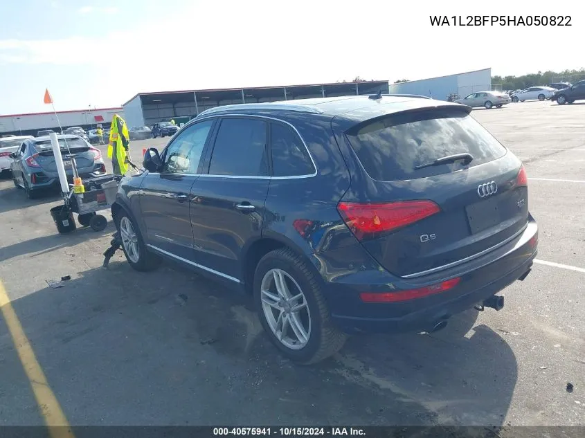 2017 Audi Q5 2.0T Premium VIN: WA1L2BFP5HA050822 Lot: 40575941