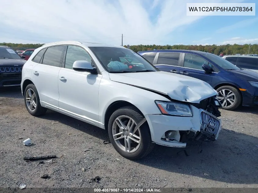 2017 Audi Q5 Premium VIN: WA1C2AFP6HA078364 Lot: 40579867