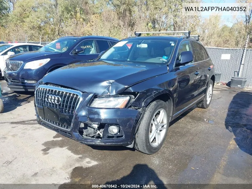 2017 Audi Q5 2.0T Premium VIN: WA1L2AFP7HA040352 Lot: 40670542