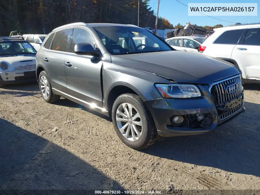 2017 Audi Q5 2.0T Premium VIN: WA1C2AFP5HA026157 Lot: 40679230