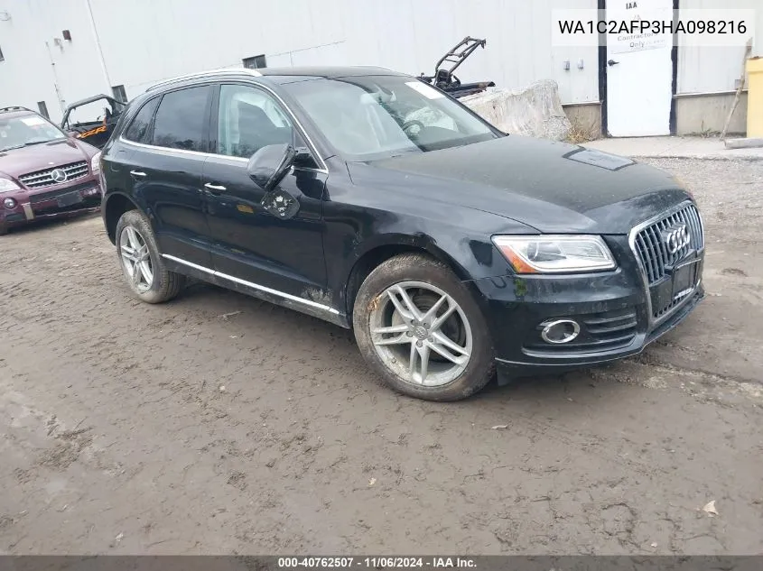 2017 Audi Q5 2.0T Premium VIN: WA1C2AFP3HA098216 Lot: 40762507