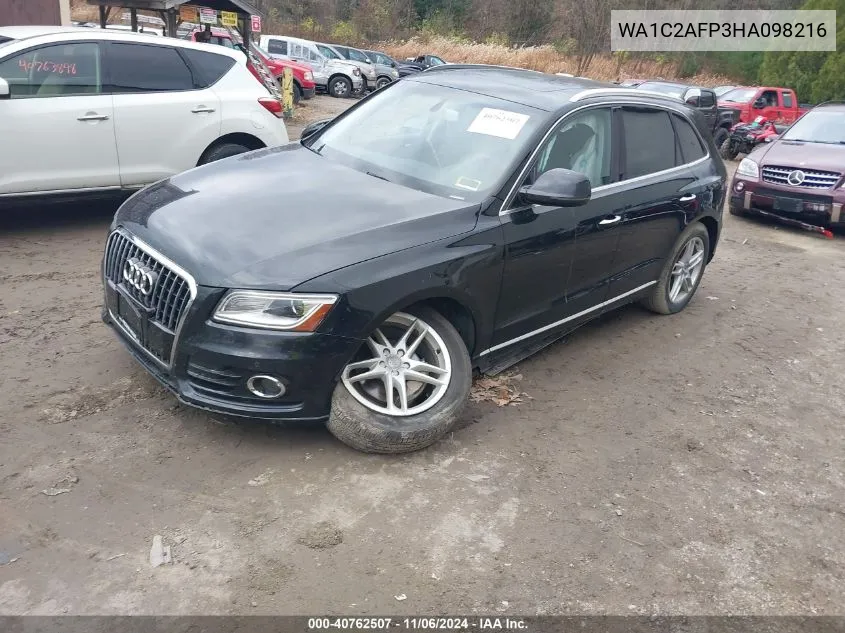 2017 Audi Q5 2.0T Premium VIN: WA1C2AFP3HA098216 Lot: 40762507