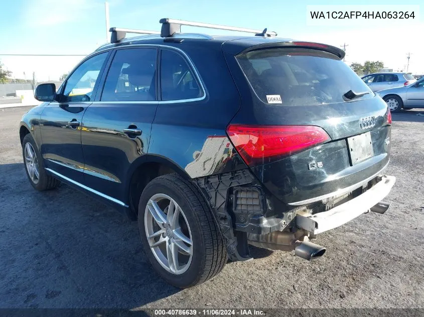 2017 Audi Q5 2.0T Premium VIN: WA1C2AFP4HA063264 Lot: 40786639