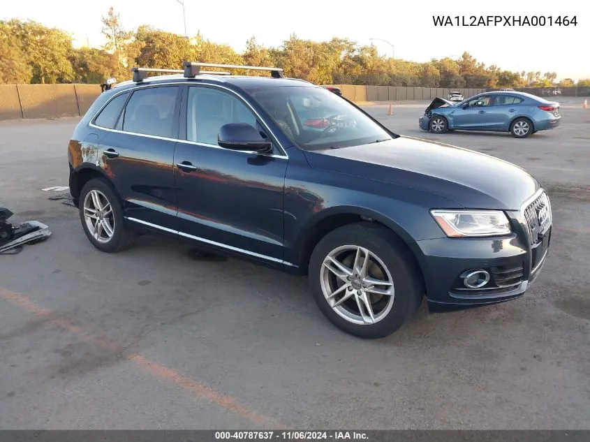 2017 Audi Q5 2.0T Premium VIN: WA1L2AFPXHA001464 Lot: 40787637