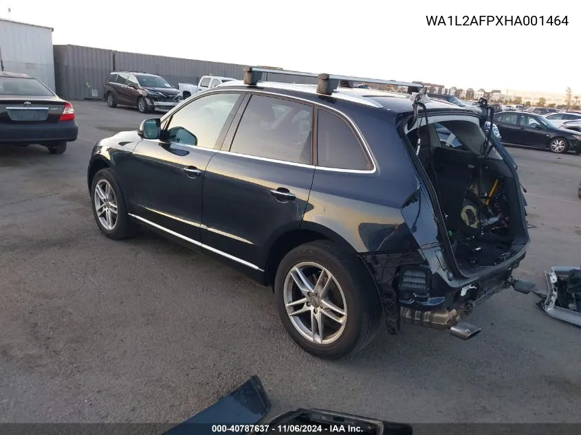 2017 Audi Q5 2.0T Premium VIN: WA1L2AFPXHA001464 Lot: 40787637