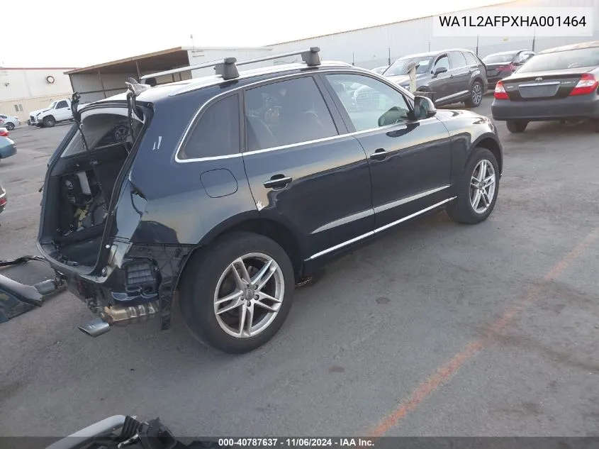 2017 Audi Q5 2.0T Premium VIN: WA1L2AFPXHA001464 Lot: 40787637