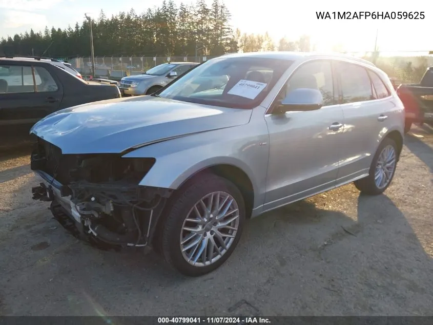 2017 Audi Q5 2.0T Premium VIN: WA1M2AFP6HA059625 Lot: 40799041