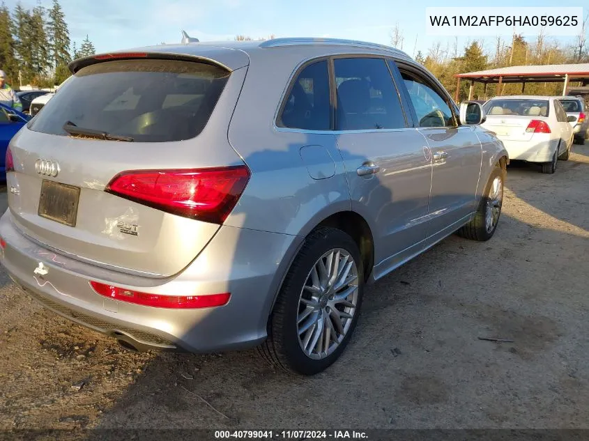 2017 Audi Q5 2.0T Premium VIN: WA1M2AFP6HA059625 Lot: 40799041