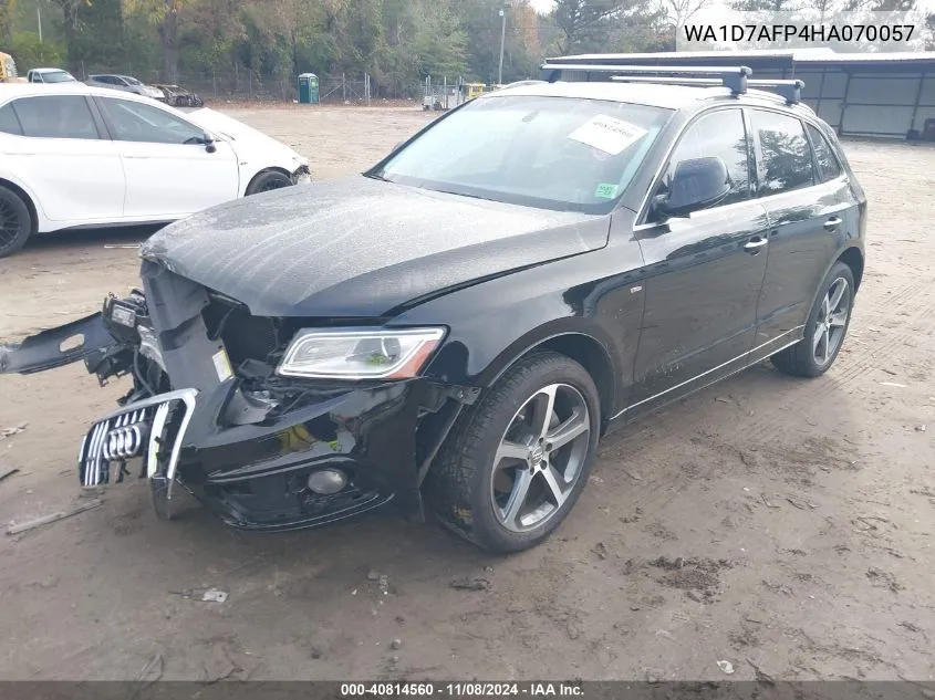 2017 Audi Q5 3.0T Premium Plus VIN: WA1D7AFP4HA070057 Lot: 40814560