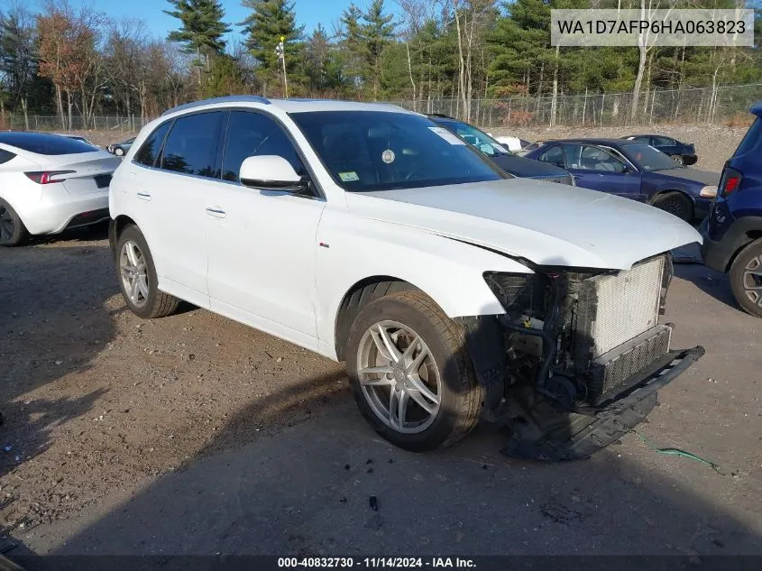 2017 Audi Q5 3.0T Premium Plus VIN: WA1D7AFP6HA063823 Lot: 40832730