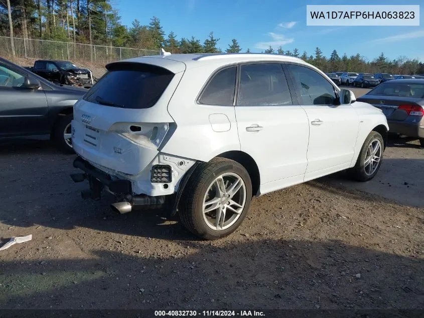 2017 Audi Q5 3.0T Premium Plus VIN: WA1D7AFP6HA063823 Lot: 40832730