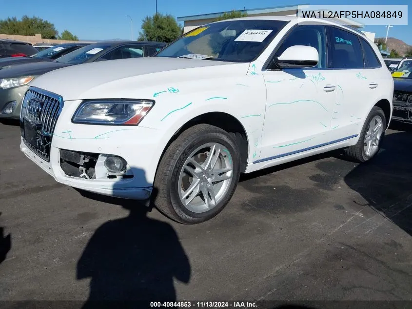 2017 Audi Q5 2.0T Premium VIN: WA1L2AFP5HA084849 Lot: 40844853