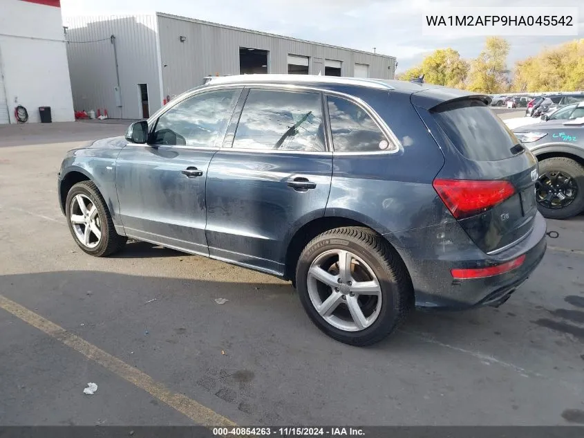 2017 Audi Q5 2.0T Premium VIN: WA1M2AFP9HA045542 Lot: 40854263