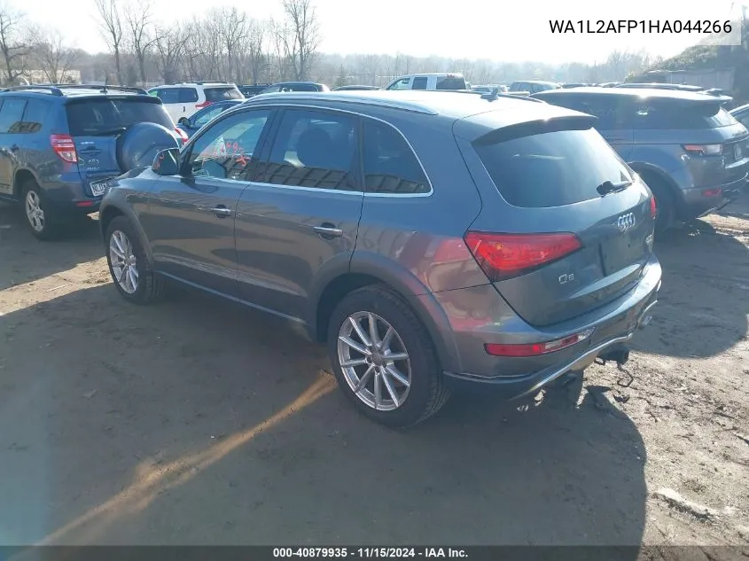 2017 Audi Q5 2.0T Premium VIN: WA1L2AFP1HA044266 Lot: 40879935