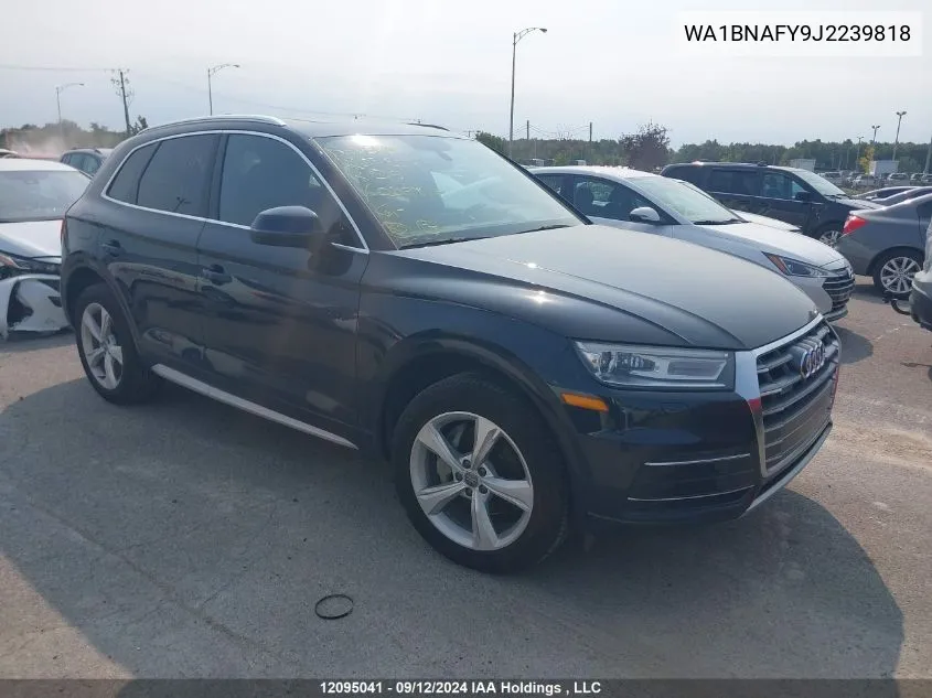 2018 Audi Q5 VIN: WA1BNAFY9J2239818 Lot: 12095041