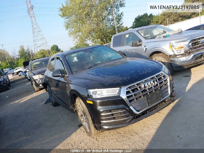 2018 Audi Q5 VIN: WA1ENAFY3J2197885 Lot: 12098315